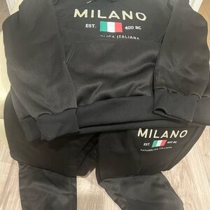 Black Milano Tracksuit